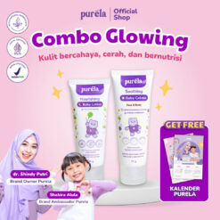 (FREE Kalender) PURELA Combo glowing (Nourishing baby lotion & Soothing baby creme) - Natural Organik