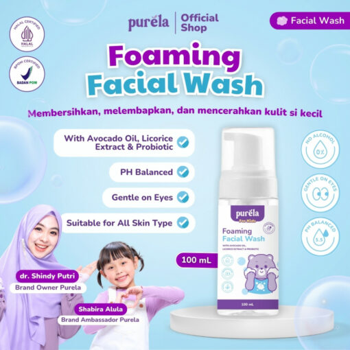 Purela Foaming Facial Wash 100 ml