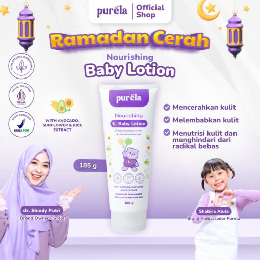 NEW! Purela Nourishing Baby Lotion 185gr