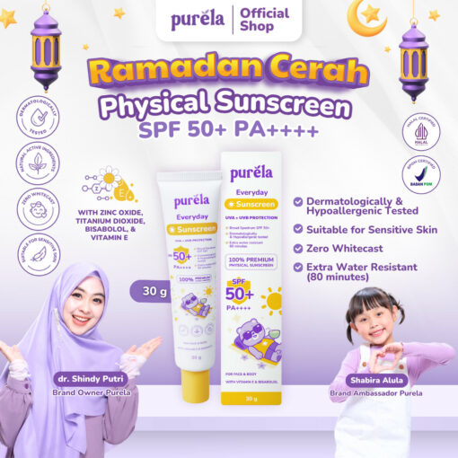 Physical Sunscreen SPF 50 PA +++ (30 gram)